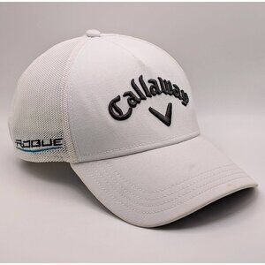 Callaway Golf Tour Issued Performance Pro Cap Rogue Odyssey White Black Cap Hat